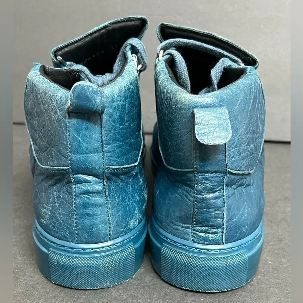 Balenciaga Arena Mid “Blue Oil” Size 39 AUTHENTIC Rare Men US 6 - Picture 6 of 12